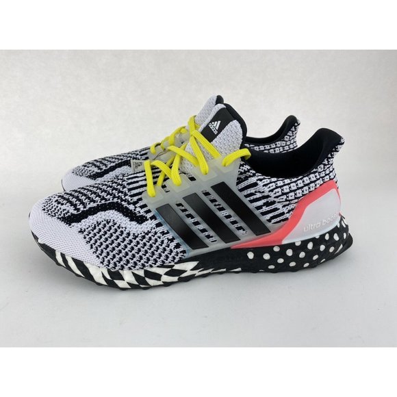 Adidas Ultraboost 5.0 DNA Multi Pattern Black White Men's Size 10 Shoes - Picture 9 of 11